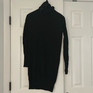Uniqlo cashmere turtleneck sweater dress